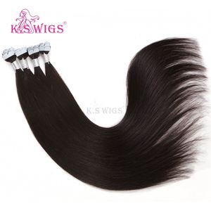 Extensiones de Cabello Naturales KSWIGS, Mini Forma de M, Sin Costuras, 12-28 Pulgadas, Cutícula Alineada, Cabello Humano Virgen, Ligeras - Product Image 3