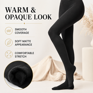 <span class=keywords><strong>Collant</strong></span> <span class=keywords><strong>Termici</strong></span> Personalizzati 120D con Fodera in Pile per Donne, Vita Alta, Opachi, <span class=keywords><strong>Neri</strong></span> e Marroni, OEM ODM Etichetta Privata - Product Image 3
