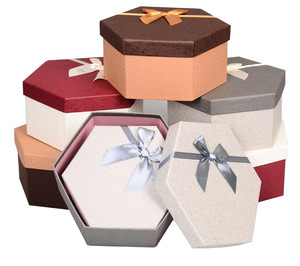 Groothandel lint versierd kartonnen dozen voor gift - Product Image 4