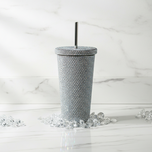 Prodotti Più Venduti del Momento 2026: Bicchiere con Strass e Stampa Mucca con Cannuccia - Product Image 6
