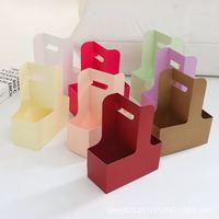 Kosiz 60 porte-gobelets jetables en carton blanc avec poignée, 6,9x3,2x8,9 pouces, pour boissons chaudes/froides, à emporter, café