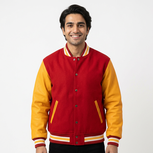 Brand New Custom Latest Design <b>Men</b> Women Real <b>Leather</b> <b>Jacket</b> Letterman High Quality Varsity CollegeBaseballjacket for <b>men</b> - Product Image 1