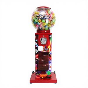 Distributeur automatique de bonbons Deer, paiement par pièces, couleur rouge, capacité de 300 à 600 pièces - Product Image 2