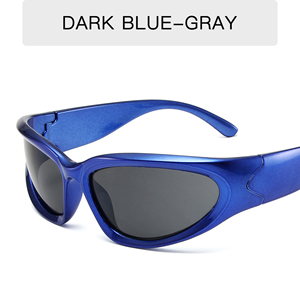 แว่นกันแดดแฟชั่นขายส่ง UV400 น้ำหนักเบา ทรงโพลาไรซ์ แบบพันรอบ ดีไซน์ล้ำสมัย สำหรับกิจกรรมกลางแจ้ง เหมาะสำหรับทุกเพศ - Product Image 4