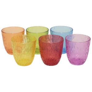 Set di 6 bicchieri assortiti color Frosty da 30 cc - Product Image 1