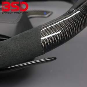 BSD Carbon para VW <span class=keywords><strong>Golf</strong></span> MK8 GTI <span class=keywords><strong>R</strong></span> <span class=keywords><strong>Line</strong></span> modificar coche personalizado nuevo deporte Real fibra de carbono LED volante - Product Image 5