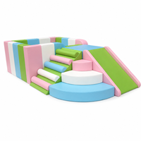 Ensemble de jeux souples modulaires personnalisés de formes variées pour enfants, idéal pour la location événementielle et les aires de jeux intérieures
