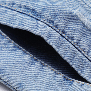 แจ็กเก็ตยีนส์แฟชั่นใส่ได้ทั้งชายและหญิง, Y2K ทางการใส่ได้ทุกเพศทรงเข้ารูปผ้าฝ้ายอุ่นผ้าฝ้ายแขนยาวขนาดใหญ่พิเศษเป็นมิตรกับสิ่งแวดล้อม - Product Image 4