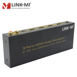 Commutateur <span class=keywords><strong>HDMI</strong></span> 3x1 <span class=keywords><strong>4K</strong></span> avec extracteur audio SPDIF ARC 5.1CH 2.0CH 3 entrées 1 sortie Commutateur <span class=keywords><strong>HDMI</strong></span> Télécommande IR 3D - Product Image 1