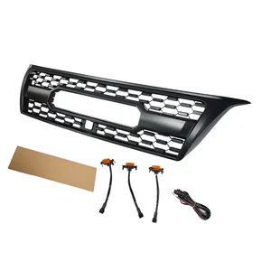 <b>For</b> GX470 2004-2009 2010-2013 TRD Style Car Front <b>Grille</b> With LED Lower <b>Mesh</b> Cover Trim Exterior Accessories - Product Image 6