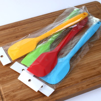 Spatule de cuisine en silicone réutilisable avec logo personnalisé, résistante à la chaleur, antiadhésive, pour la cuisson et le mélange