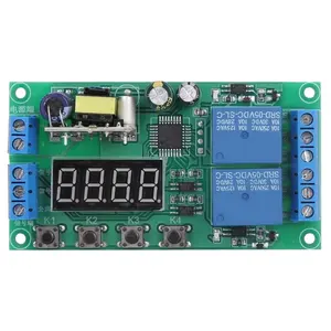 YF-7 Ac 220V Dual Channel Vertraging Relais Module Multifunctionele Pulse Trigger Cyclus Timer 0.01S-999M 5A tijdrelais