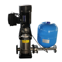 Pompe centrifuge verticale à fréquence variable à commande automatique intelligente pour la pressurisation de l'eau des villas et des immeubles de grande hauteur
