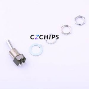 M2012B2B1W01 <b>Toggle</b> Switch Switch Single Pole Double Throw 125V 30V Cylindrical Knob - Product Image 2