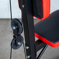 Station de musculation multifonctionnelle à domicile Cage de puissance Squat Rack Banc Musculation Gym Levage Formation Smith Machine