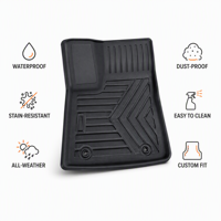Tapis de sol en TPE numérisés en 3D de qualité industrielle pour Luxeed R7 R9, anti-rayures, résistants aux charges lourdes, pour voitures