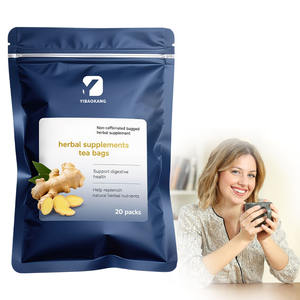 OEMデトックスハーブサプリメントティーバッグ シトラスターメリックハーブティーバッグ ノンカフェイン バッグ入りハーブサプリメント - Product Image 1