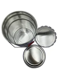 Großkapazitäts-20-Liter-Metall-Zinn-Eimer für Lebensmittelverpackung und Aufbewahrung Aluminiumflasche Metalleisenblech Teebeutel Verpackung Zinn