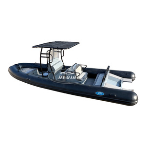 เรือยางเป่าลม23ft 7ม. 6.8ม. พร้อมเครื่องยนต์เรือลาดตระเวนทำจากพีวีซีทำจากไฟเบอร์กลาส - Product Image 6