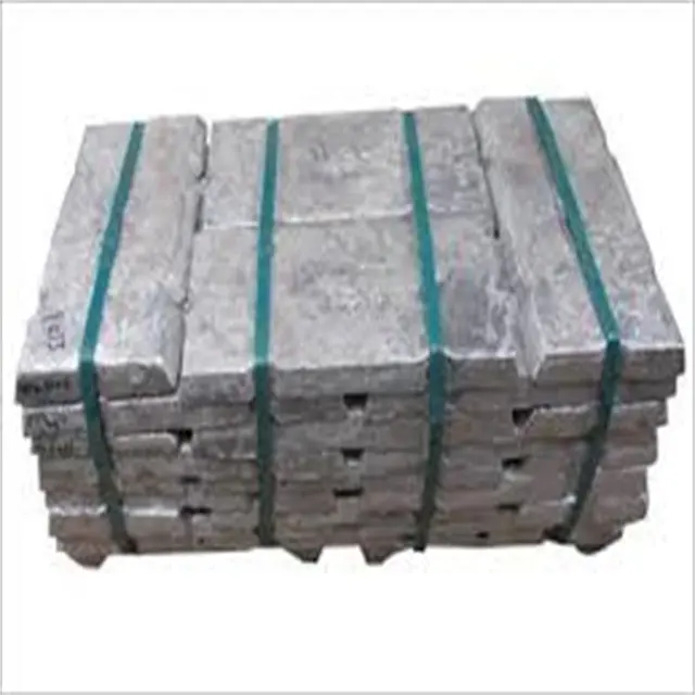 99.99% alta purezza di buona qualità magnesio/alluminio/lega di alluminio/zinco/metallo/lega di zinco I lingotto in vendita