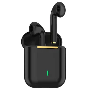 Kostenlose Probe J18 Custom ize Logo OEM ODM Drahtlose Kopfhörer Kopfhörer Wasserdicht Schweiß fest Pro 18 Ohrhörer mit Ladebox