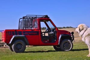 Taxi đơn 4WD Vua phiên bản 10.5kw 2 chỗ 4x4 điện mini Pickup xe tải mới năng lượng pickman - Product Image 3