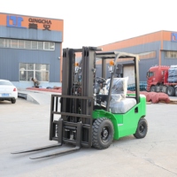 Chariot élévateur diesel haute performance de 2 tonnes (2000 kg) avec moteur 4 cylindres et protection supérieure, chariot élévateur diesel industriel