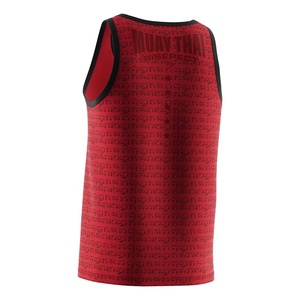 T-shirts et gilets d'entraînement de gym personnalisables avec logo, à la mode, par sublimation, pour Muay Thai et boxe, coupe oversize, vierges - Product Image 4