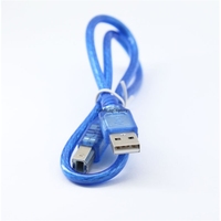 Câble d'imprimante USB 2.0 Type A mâle vers B mâle de 0,3 m/0,5 m/1 m/1,5 m/3 m/5 m/10 m, câble court pour imprimante