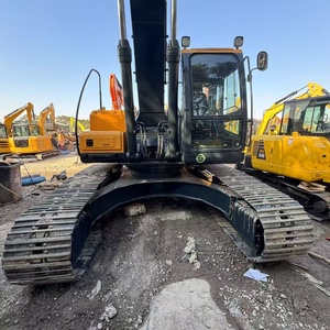 Excavatrice sur chenilles hydraulique Hyundai 305LC d'occasion, 90% neuve, bon prix, pour travaux de construction/agriculture, excavatrice d'occasion. - Product Image 3