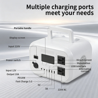 Harga Grosir Stasiun Camping Portabel Multi Port DC 12V Output Putih, Sumber Daya Tenaga Surya untuk Perjalanan RV