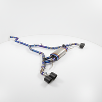Sistema de Escape Deportivo con Válvulas para BMW X5/X6 B58 3.0T G05/G06 2019-2023, Tubos de Titanio, Silenciador Catback con Kit de Control