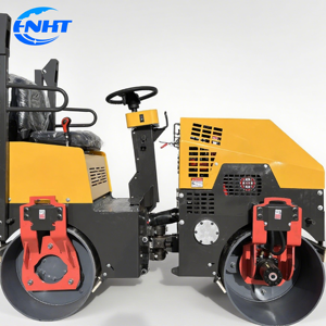 Maquinaria de construcción de carreteras de ingeniería de alta calidad: 1 tonelada (1000Kg) Mini rodillo vibratorio - Product Image 1