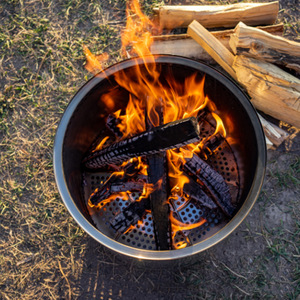 15‑Inch <b>Portable</b> Smokeless Firepit Modern Bonfire Firepit for Outdoor Camping Garden Backyard Bonfire Activities - Product Image 5