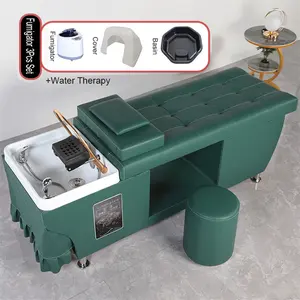 Multifunctional Beauty Salon Bed Hydrotherapy Circulating Chair Barber Shop Beauty Center Shampoo Hair Washing Bed