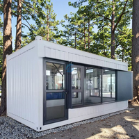 Casas Contenedor Desmontables de Calidad Superior con Panel Sándwich, Diseño Moderno Transpirable, Cálidas y Resistentes, Fáciles de Construir y Económicas