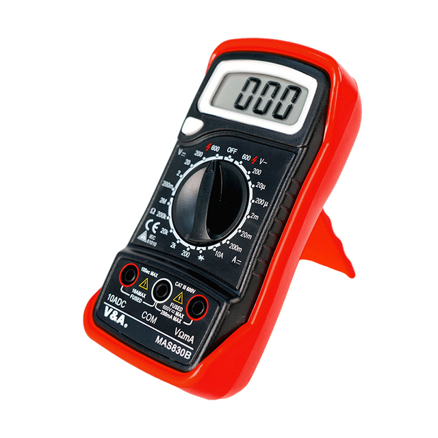 MAS830B-3 Digital Multimeter Mini 3 1/2 Inch Manual Range Low Price Model