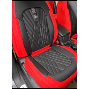 איכות גבוהה מלא pu pvc עסקים porsche צהוב מכסה מושב מכסה עם משענת ראש עבור ecosport santana ranger lulu an09 - Product Image 5