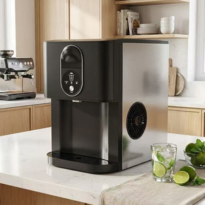 Machine à glaçons automatique intelligente pour comptoir, 20 kg/24h, distributeur rapide en acier inoxydable, pour la maison, le commerce, le bar, faible bruit, CE - Product Image 5