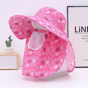 Summer Women's Detachable Wide Brim Sun <b>Hat</b> With Neck Cover Breathable Foldable Bucket <b>Hat</b> For Outdoor Sun Protection - Product Image 5