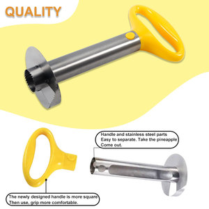 Thép không gỉ dứa <span class=keywords><strong>corer</strong></span> Remover và Slicer công cụ dứa <span class=keywords><strong>Peeler</strong></span> Cutter - Product Image 3