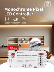 Gledopto <span class=keywords><strong>2025</strong></span> Hot đơn sắc pixel Led điều khiển 7 hiệu ứng động 2.4 Gam RF <span class=keywords><strong>DC5</strong></span>-<span class=keywords><strong>24V</strong></span> điều khiển từ xa Dimmer tự động hóa nhà - Product Image 3