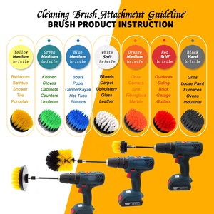 4 teile/satz <span class=keywords><strong>Blue</strong></span> Drill Reinigungs bürsten Auto waschen Detail lierung Bürste Power Brush <span class=keywords><strong>Tool</strong></span> Sets mit langer Reichweite abnehmbare Verlängerung - Product Image 5