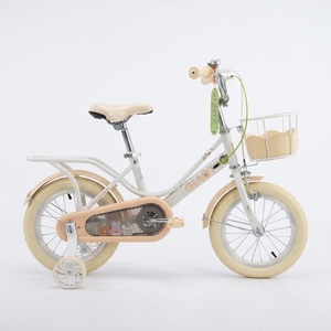 Bicicleta Linda para Niños de 3 a 5 Años con Ruedas de Entrenamiento, Canasta y Cuadro de Acero de Alto Carbono OEM/ODM - Product Image 1