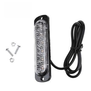 Accesorios de Iluminación para Camiones y Automóviles, Barra de Luces Intermitentes de 6 LED, Lámpara de Señalización Lateral, Luz de Tráfico, 12V 5W, 2 Años de Garantía - Product Image 4