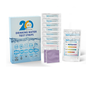 ชุดทดสอบน้ำดื่มแบบปรับแต่งได้ 20 พารามิเตอร์ สำหรับบ่อน้ำ สระว่ายน้ำ สปา พร้อมชุดทดสอบแบคทีเรียอีโคไล รุ่น W-20 - Product Image 1