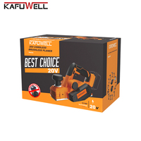 KAFUWELL PA4572H Outils électriques sans fil Raboteuse à bois électrique portative sans balais Raboteuse électrique quotidienne