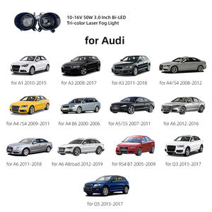 Projecteur de voiture 50 W 3 pouces avec lentille laser Bi-<span class=keywords><strong>LED</strong></span>, <span class=keywords><strong>ampoule</strong></span> antibrouillard, lampe de conduite tricolore pour <span class=keywords><strong>Audi</strong></span> A1 - Product Image 5