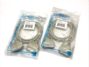 PLC Cables To Go <strong>CTG</strong> #02300 6' DB25 Male TO 36 Centronics Male LOT OF 2 Warranty Product - Product Image 1