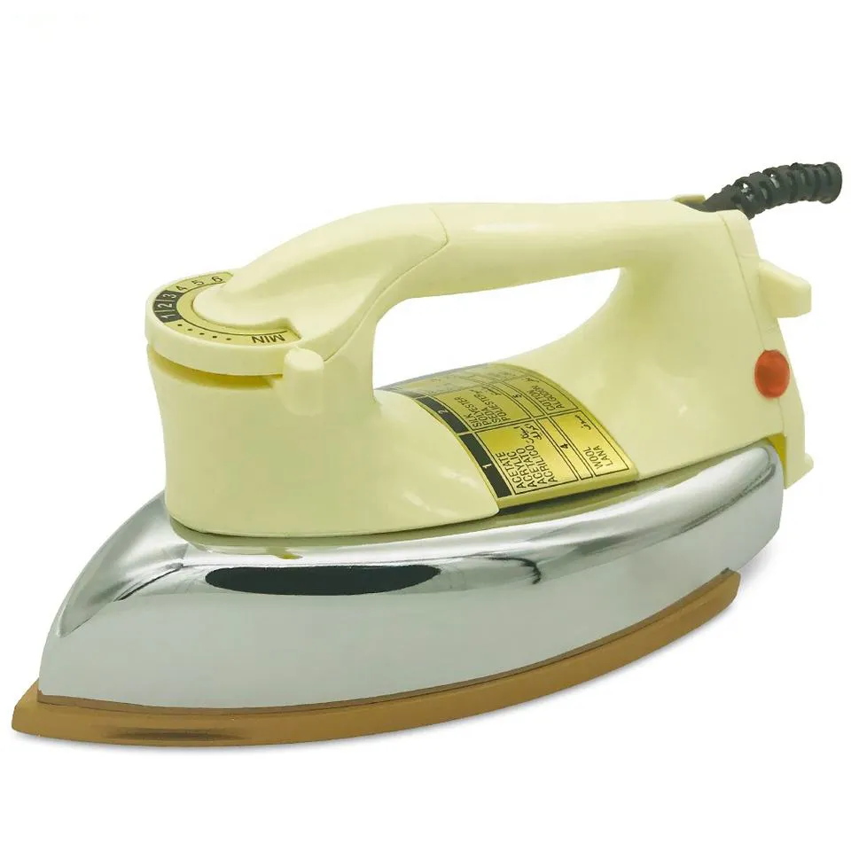 2023 Hot Selling 1,8 kg schweres Eisen Golden Sole plate National Automatic Electric Iron Box Trockeneisen Schweres Eisen